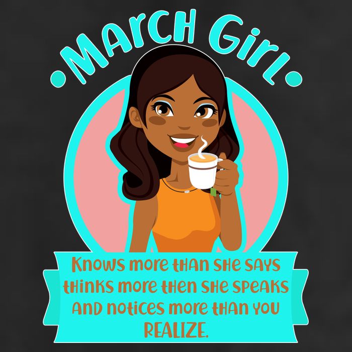 March Birthday Girl Knows More Than You Realize Adult Drive Performance Visor