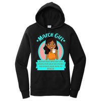 March Birthday Girl Knows More Than You Realize Women's Pullover Hoodie