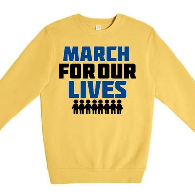 March For Our Lives Gun Control Premium Crewneck Sweatshirt