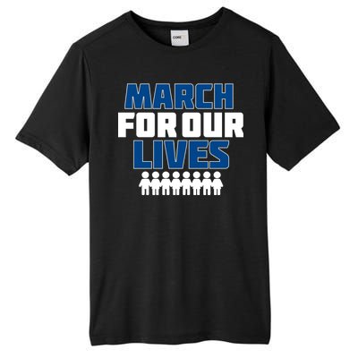 March For Our Lives Gun Control Tall Fusion ChromaSoft Performance T-Shirt