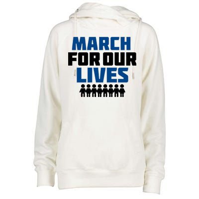 March For Our Lives Gun Control Womens Funnel Neck Pullover Hood