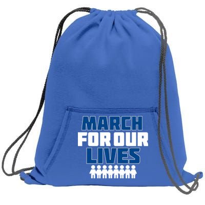 March For Our Lives Gun Control Sweatshirt Cinch Pack Bag