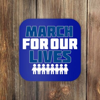 March For Our Lives Gun Control Coaster