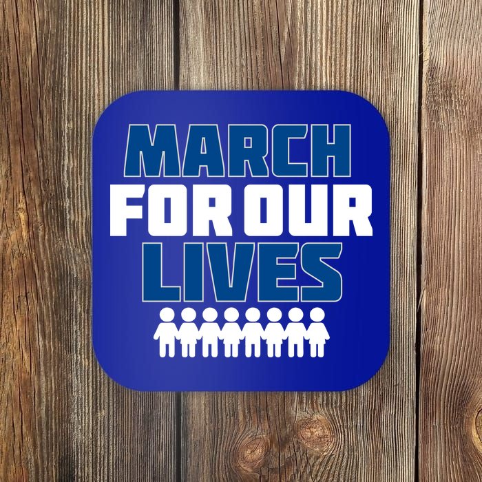 March For Our Lives Gun Control Coaster