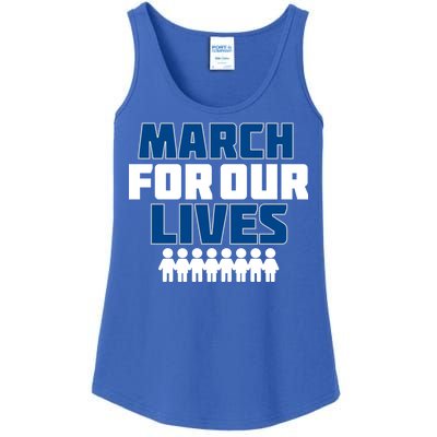 March For Our Lives Gun Control Ladies Essential Tank