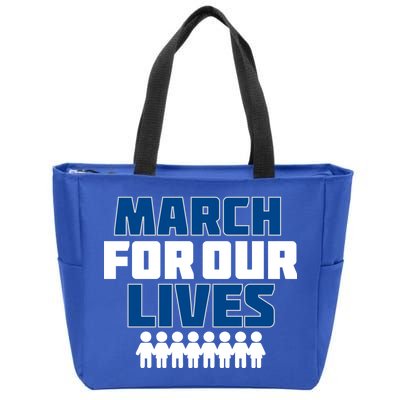 March For Our Lives Gun Control Zip Tote Bag