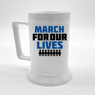 March For Our Lives Gun Control Beer Stein