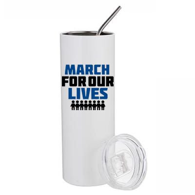 March For Our Lives Gun Control Stainless Steel Tumbler