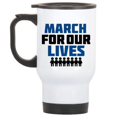 March For Our Lives Gun Control Stainless Steel Travel Mug