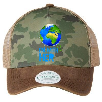 March For Science I'm With Her Earth Globe Scientists Legacy Tie Dye Trucker Hat