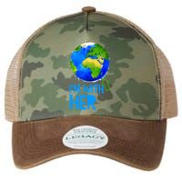 March For Science I'm With Her Earth Globe Scientists Legacy Tie Dye Trucker Hat