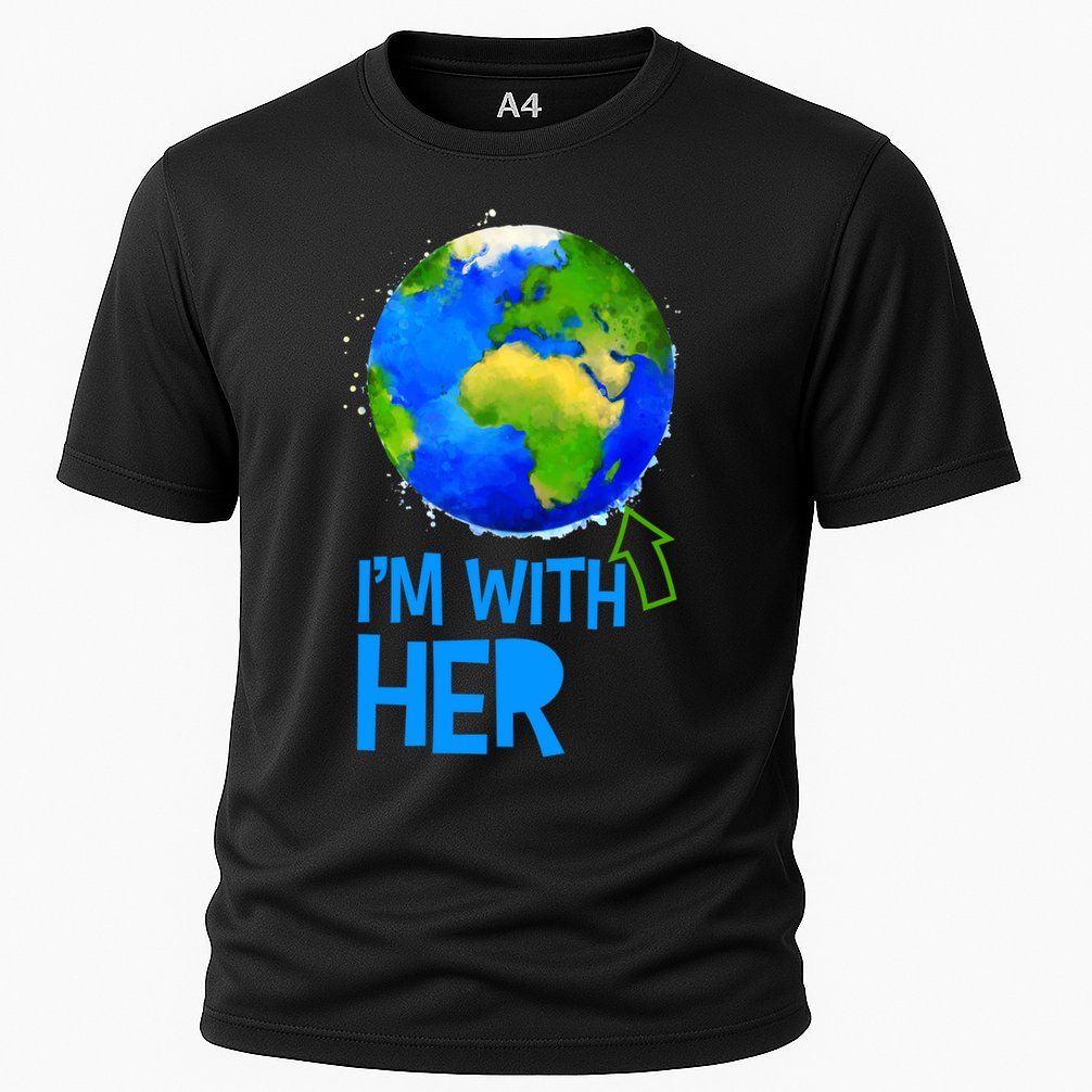 March For Science I'm With Her Earth Globe Scientists Performance Shirt