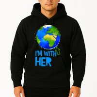 March For Science I'm With Her Earth Globe Scientists Hoodie