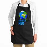 March For Science I'm With Her Earth Globe Scientists Apron