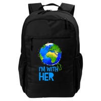 March For Science I'm With Her Earth Globe Scientists Backpack