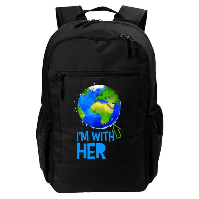 March For Science I'm With Her Earth Globe Scientists Backpack