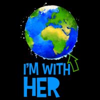 March For Science I'm With Her Earth Globe Scientists Backpack