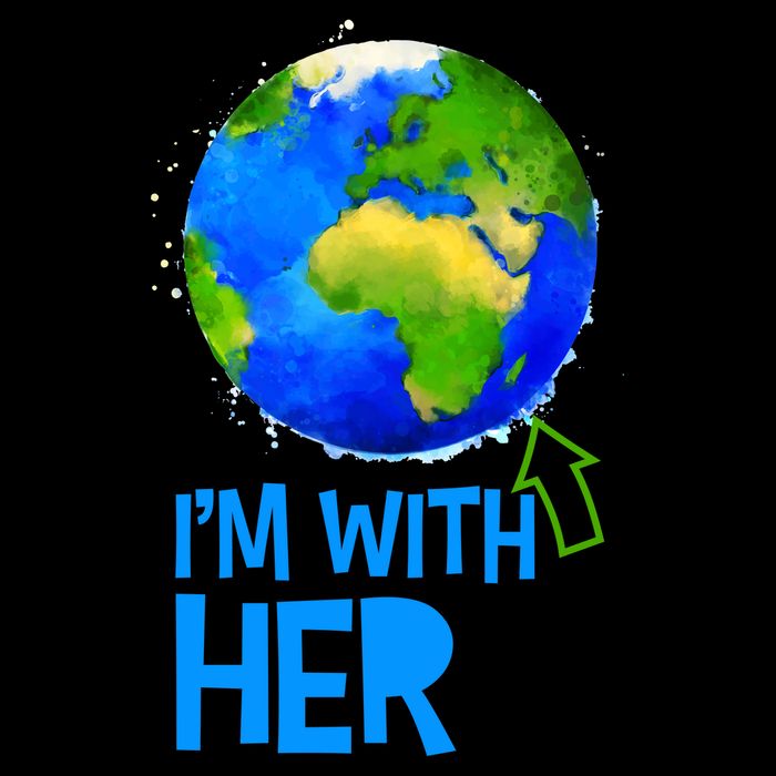 March For Science I'm With Her Earth Globe Scientists Backpack
