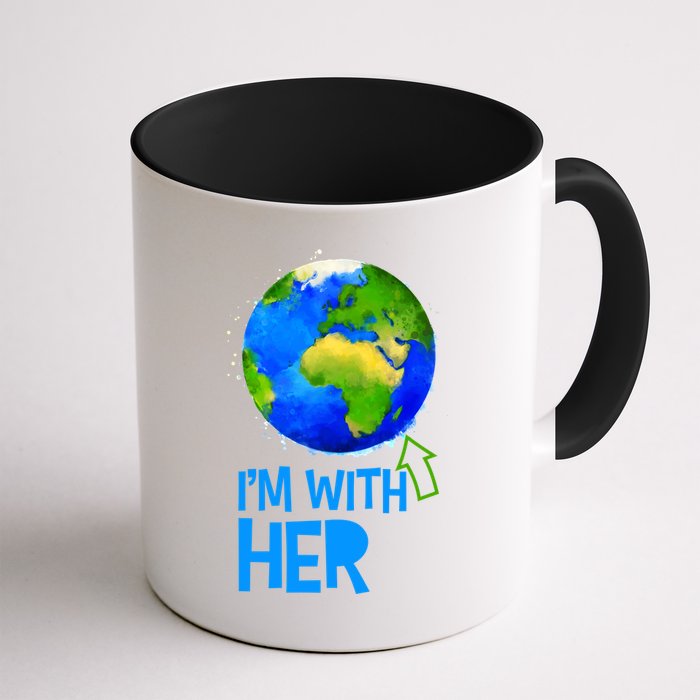 March For Science I'm With Her Earth Globe Scientists Mug