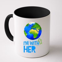 March For Science I'm With Her Earth Globe Scientists Mug