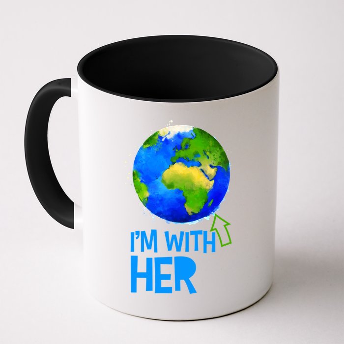 March For Science I'm With Her Earth Globe Scientists Mug