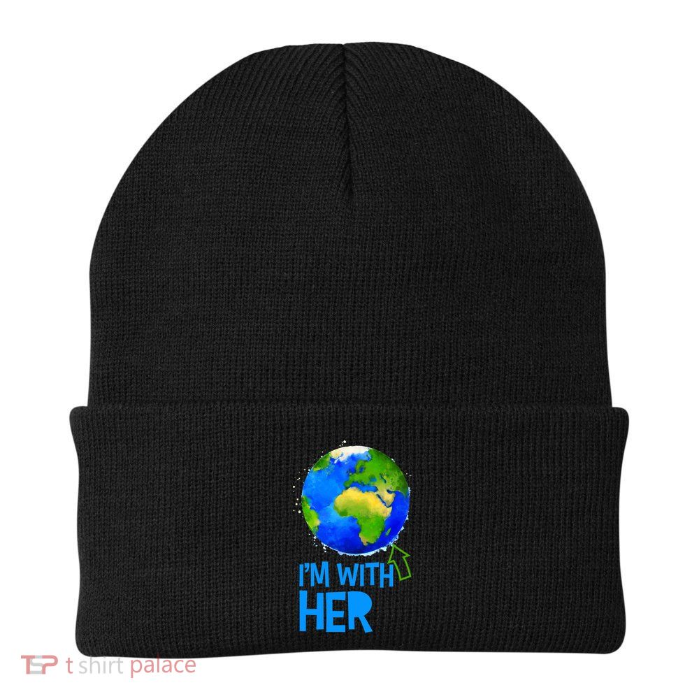 March For Science I'm With Her Earth Globe Scientists Beanie