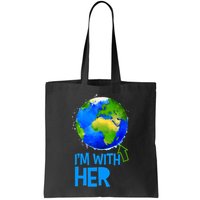 March For Science I'm With Her Earth Globe Scientists Bag