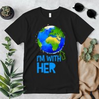 March For Science I'm With Her Earth Globe Scientists Premium T-Shirt