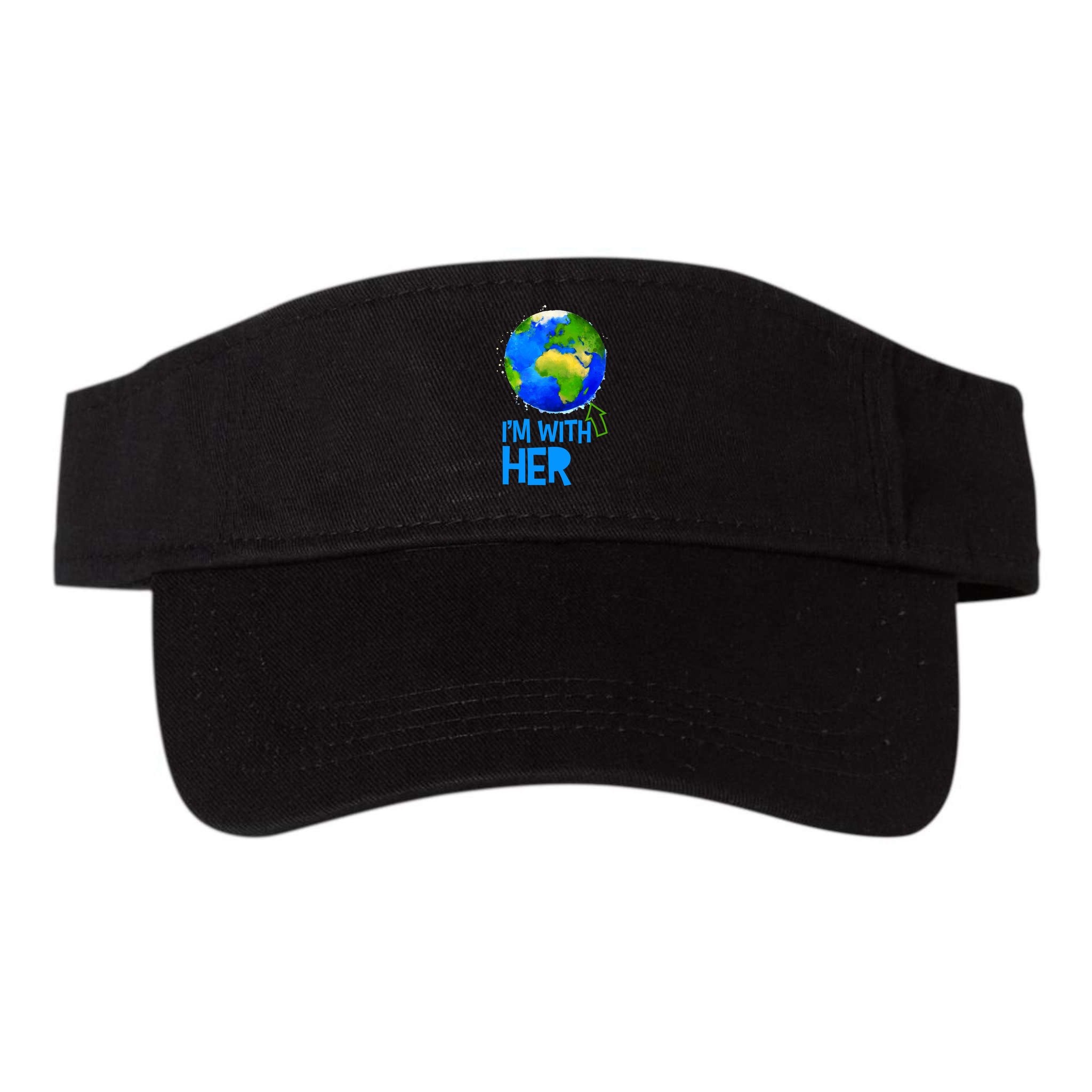 March For Science I'm With Her Earth Globe Scientists Visor