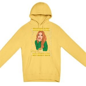 March Girl Living My Best Life Premium Pullover Hoodie