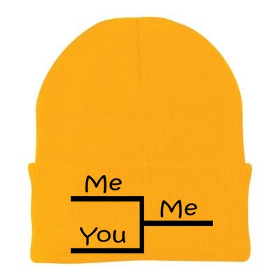 March Me You Bracket I am Better Win Madness Knit Cap Winter Beanie