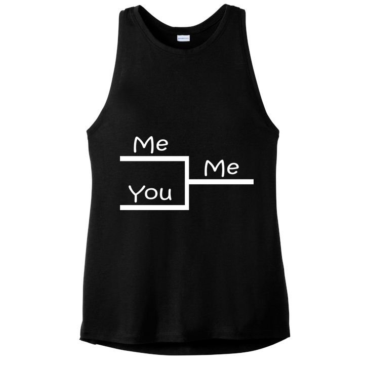 March Me You Bracket I am Better Win Madness Ladies PosiCharge Tri-Blend Wicking Tank