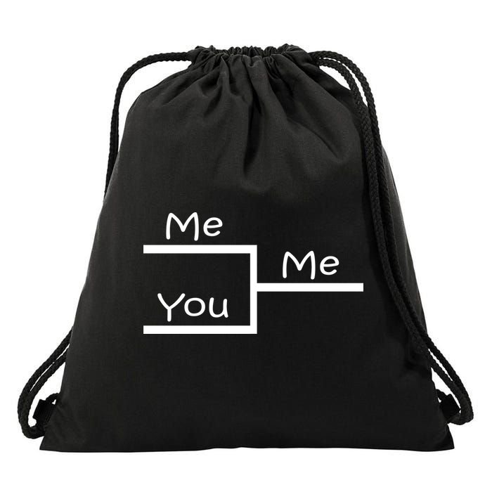 March Me You Bracket I am Better Win Madness Drawstring Bag