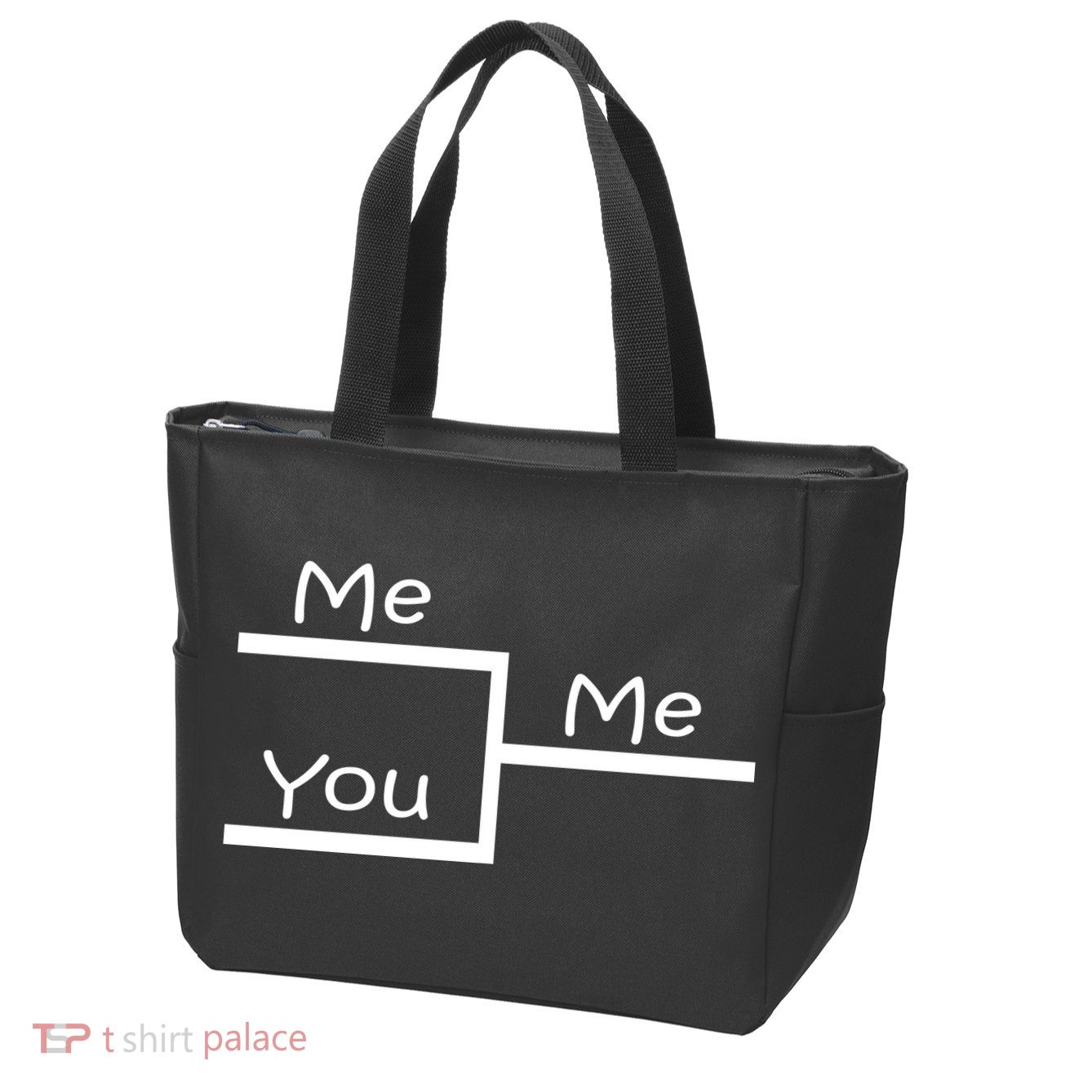 March Me You Bracket I am Better Win Madness Zip Tote Bag