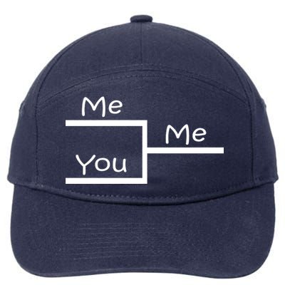 March Me You Bracket I am Better Win Madness 7-Panel Snapback Hat