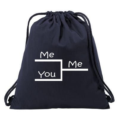 March Me You Bracket I am Better Win Madness Drawstring Bag