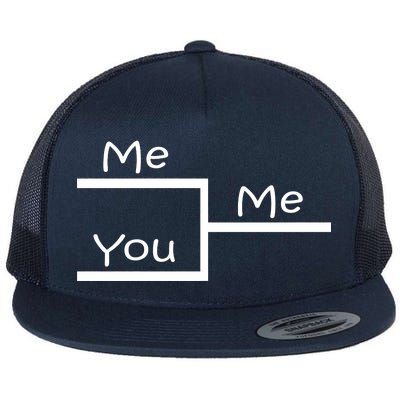 March Me You Bracket I am Better Win Madness Flat Bill Trucker Hat