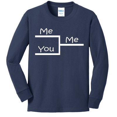 March Me You Bracket I am Better Win Madness Kids Long Sleeve Shirt