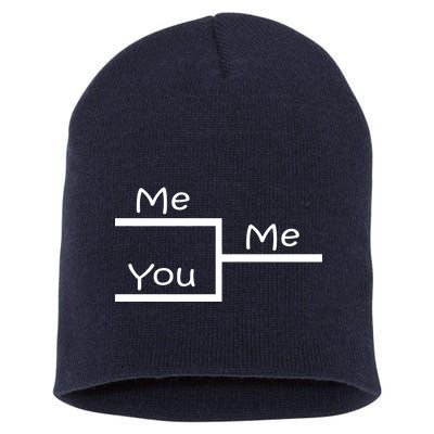 March Me You Bracket I am Better Win Madness Short Acrylic Beanie