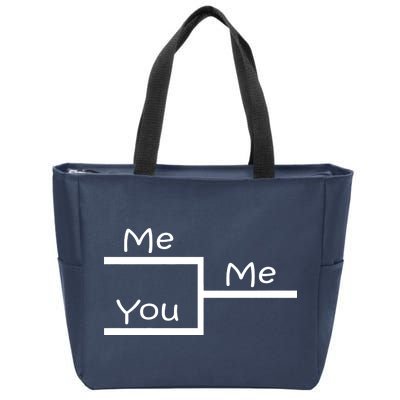 March Me You Bracket I am Better Win Madness Zip Tote Bag