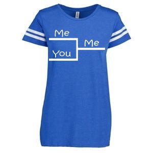 March Me You Bracket I am Better Win Madness Enza Ladies Jersey Football T-Shirt