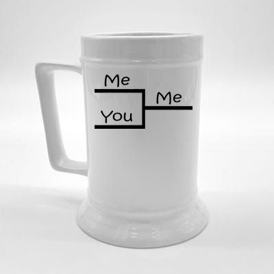 March Me You Bracket I am Better Win Madness Beer Stein