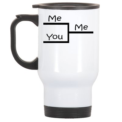 March Me You Bracket I am Better Win Madness Stainless Steel Travel Mug