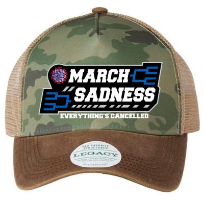 March Sadness 2020 Everything's Cancelled Legacy Tie Dye Trucker Hat