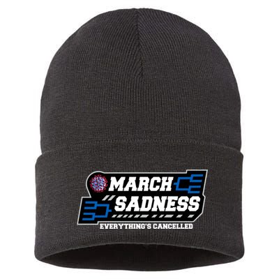 March Sadness 2020 Everything's Cancelled Sustainable Knit Beanie
