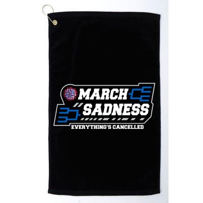March Sadness 2020 Everything's Cancelled Golf Towel