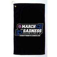 March Sadness 2020 Everything's Cancelled Golf Towel
