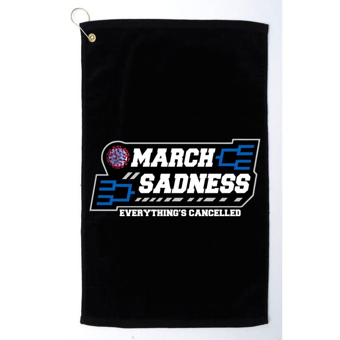 March Sadness 2020 Everything's Cancelled Golf Towel