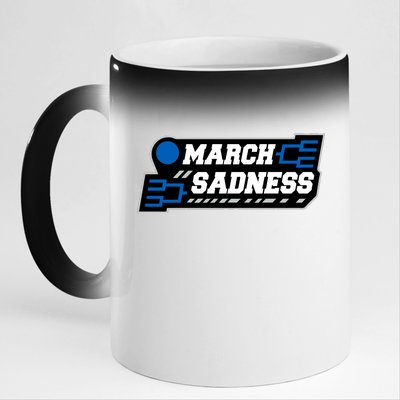 March Sadness 2020 Tournament Bracket 11oz Black Color Changing Mug