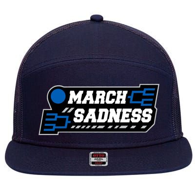 March Sadness 2020 Tournament Bracket 7 Panel Mesh Trucker Snapback Hat